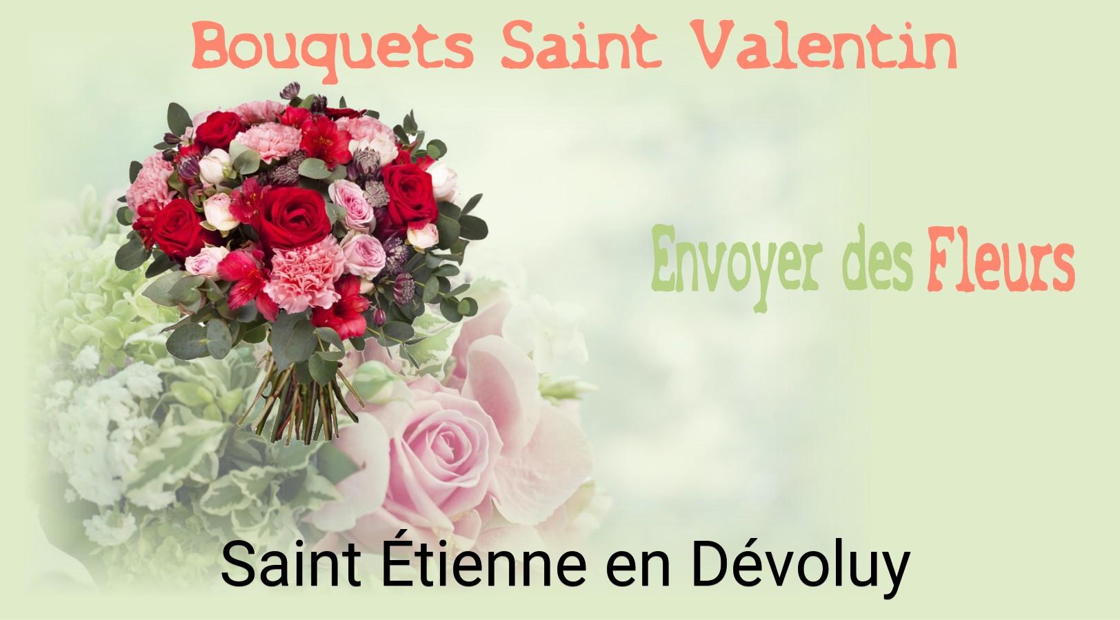 Roses de Saint-Valentin livrées à Saint-Étienne-en-Dévoluy